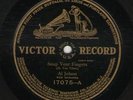 78 RPM Al Jolson/Collins & Harlan Victor 17075 in V