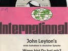 Sg. -  JOHN LEYTON -  WANN BIST DU BEI MIR -  w. Promo