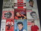 Nine 1950s & 1960s Teen Idol 45 RPM Picture Sleeves