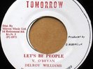 Tomorrow- Delroy Williams Let's Be People RARE LISTEN