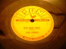 Carl Perkins ORIGINAL SUN BLUE SUEDE SHOES 78 RECORD 
