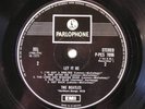 The BEATLES,LET IT BE PARLOPHONE **EXPORT** P-PCS 7096