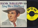 HANK WILLIAMS BLUE SONG VOL 1 1950s HILLBILLY C&W  EP