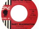 NORTHERN SOUL  BABY WASHINGTON  