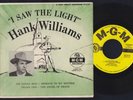 HANK WILLIAMS I SAW THE LIGHT 1950s HILLBILLY C&W  EP