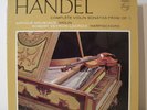 PHILIPS SAL 3687 Handel Six Sonatas for Violin GRUMIAUX