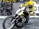 ZEKE flat tracker / super sound racing lp CLEAR vinyl