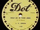 78RPM BLUES L C GREEN DOT 1103