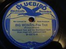 WASHBOARD SAM BLUEBIRD 6870 BLUES 78 RPM E-