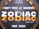 FOUR FOURS Go-Go 45 Kiwi 60s Garage Punk Beat RARE