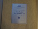 BACH 6 CELLO SUITES FOURNIER ARCHIV ED.1 SAPM 3LP BOX