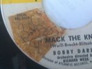 Bobby Darin (oscar nom.) Autograph 45 Mack the Knife
