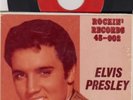 Elvis 45 (PS - Rockin Records - The Hillbilly Cat