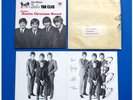 Beatles 1964 UK Xmas Fan Club Flexi Insert & Mailer NM
