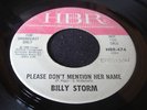 BILLY STORM- PLEASE DON'T MENTION HER NAME- HBR hear