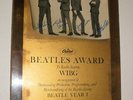 BEATLES AWARD TO WIBG RADIO STATION 1964 WITH PHOTO
