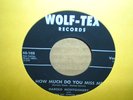 Harold Montgomery-Rockabilly 45 on Wolf Tex-RARE-NM