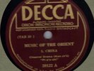Classic Chinese Opera Decca 20122 78 rpm