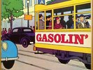 LP Gasolin' 1st same rare Danish Prog  CBS Hergé 1973