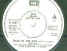 PAUL MCCARTNEY & WINGS BAND ON RUN UK EMI/APPLE 7
