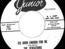 The Sensations : Northern Soul 45 on Junior