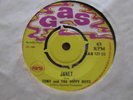 TONY AND THE HIPPY BOYS - JANET, UK PAMA 45' GAS 1969