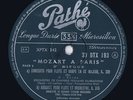 FROM THE MOZART A PARIS PATHE BOX ONE LP