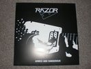 RAZOR Armed And Dangerous LP RARE slaughter destruction