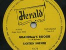 LISTEN-Rare Blues 78- Lightnin Hopkins-Herald-Grandma's