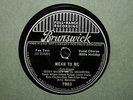 Brunswick 7903 Billie Holiday Mean To Me Get By Jazz 78