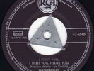 Elvis Si My Baby left me - S 1 Erstpressung RCA 47-6540