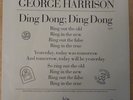 GEORGE HARRISON - DING DONG; DING DONG Picture Sleeve