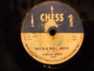 78RPM-CHUCK BERRY-CHESS 1671-ROCK & ROLL MUSIC-BLUE FEE