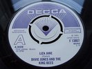 DAVIE JONES DAVID BOWIE Liza Jane UK 45 White Label NM
