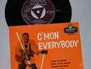 EDDIE COCHRAN C`MON EVERYBODY (UK) LONDON TRI) (RARE)