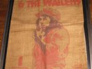 RARE BOB MARLEY LP RASTAMAN VIBRATION PROMO BURLAP SACK