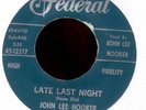 John Lee Hooker on Federal Blues 45 Hear