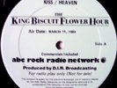 KING BISCUIT FLOWER Kiss Heaven March 11, 1984 2 lp M-