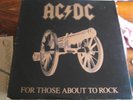 AC/DC FOR THOSE ABOUT TO ROCK RARE SPAIN REVERSED COLOR