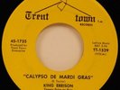 KING ERRISON 45 TRENT TOWN NM CALYPSO SOUL MARDI GRAS
