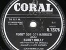 1959  BUDDY HOLLY 78 PEGGY SUE GOT MARRIED Ex-