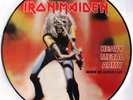 IRON MAIDEN HEAVY METAL ARMY RARE PICTURE PIC DISC LP