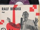 EP  -  RALF BENDIX  -   singt   ROCK  N  ROLL