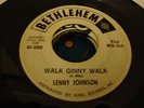 LENNY JOHNSON WALK GINNY WALK BETHLEHEM ORIGINAL VG+