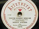 78RPM BLUES MUDDY WATERS ARISTOCRAT 1307