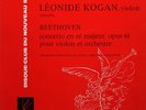 Kogan: Beethoven Op. 61 - French MK, beautiful copy