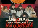 BEATLES FRENCH EP TICKET TO RIDE soe type 3 SUPERB