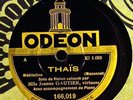 JEANNE GAUTIER violin MASSENET thais 78 RPM RECORD ex-