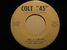 Rockabilly Country 45 PAUL & LARRY on COLT 45 HEAR