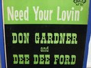 DON GARDNER & DEE DEE FORD orig FIRE Lp NEED YOUR LOVIN